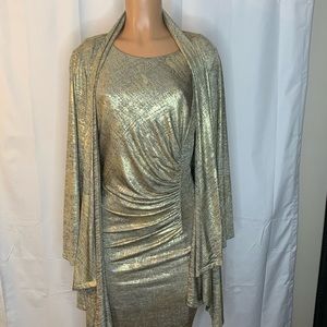 2 Piece Calvin Klein dress & Shawl